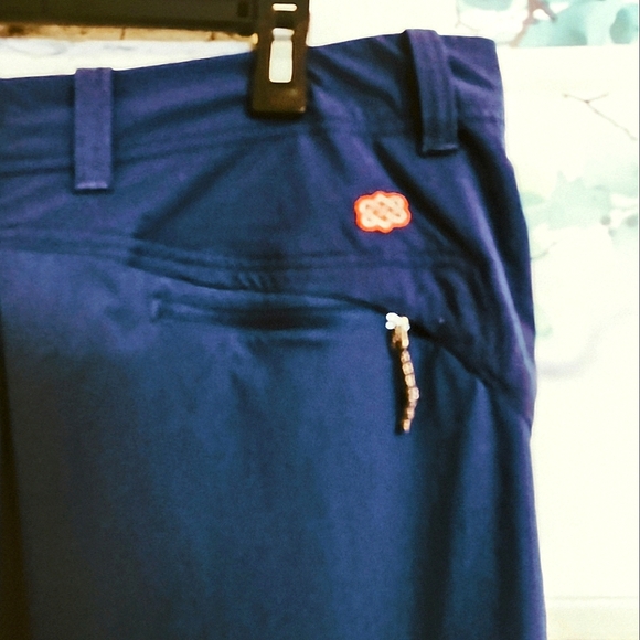 SHERPA NAVY BLUE SIDE SLASH POCKET UTILITY OUTDOOR PANTS MEN'S SIZE  38 - Picture 7 of 10